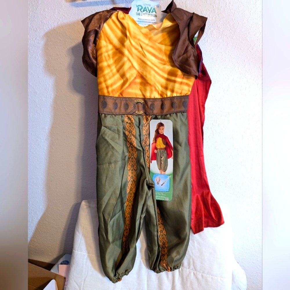 Disney Rays The Last Dragon Halloween Costume Size 4-6X BNWT